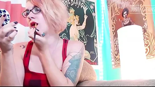 Deep Red Lips