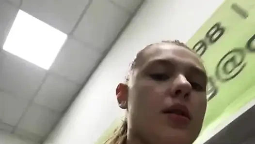 Crazy fucking in the gym So hard