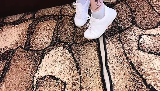 Foot Fetish Sneakers Sock and Bare Feet/sfw