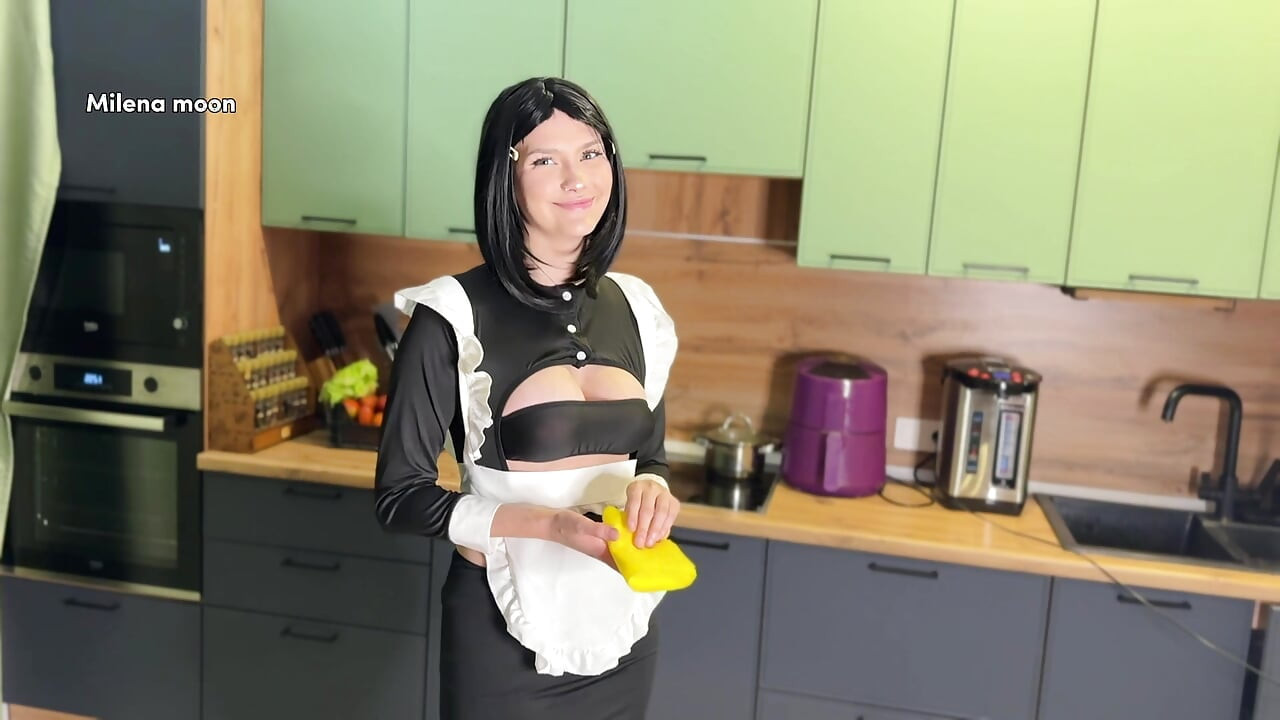 This cleaner will do anything to keep her job