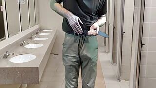 Öffentliche Toiletten bedeuten, schwanz (Fantasie), schmutziges Papi-Video