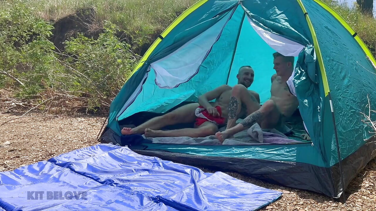 A Couple of Hot Guys Have Wild Sex on a Beach, Causing Vacationers to React Aggressively to Them