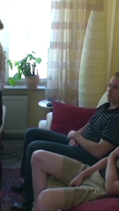 Thrilling moment from "German Mature Teaches Monster Cock Stepson and Friend to Fuck"