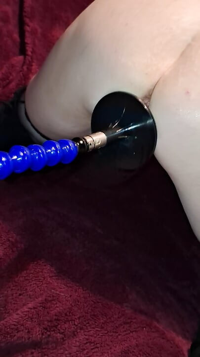 Chantillylace2025 playing with my sex machine going for my third orgasm in 20 minutes.