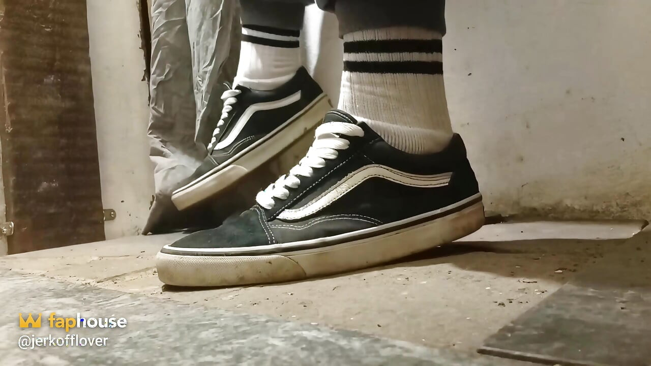 My Vans Skate Shoes and White Socks a Compilation of Videos Where I Play with Them.