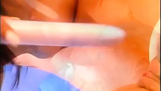 Lesbian young sluts lick pussies