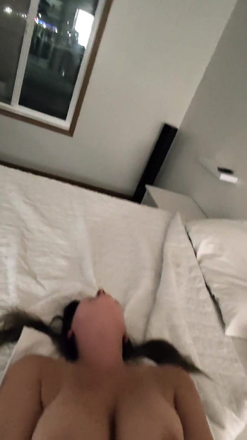 POV Wife Caught in Bathroom and Fucked From Bathroom to Bedroom to Kitchen