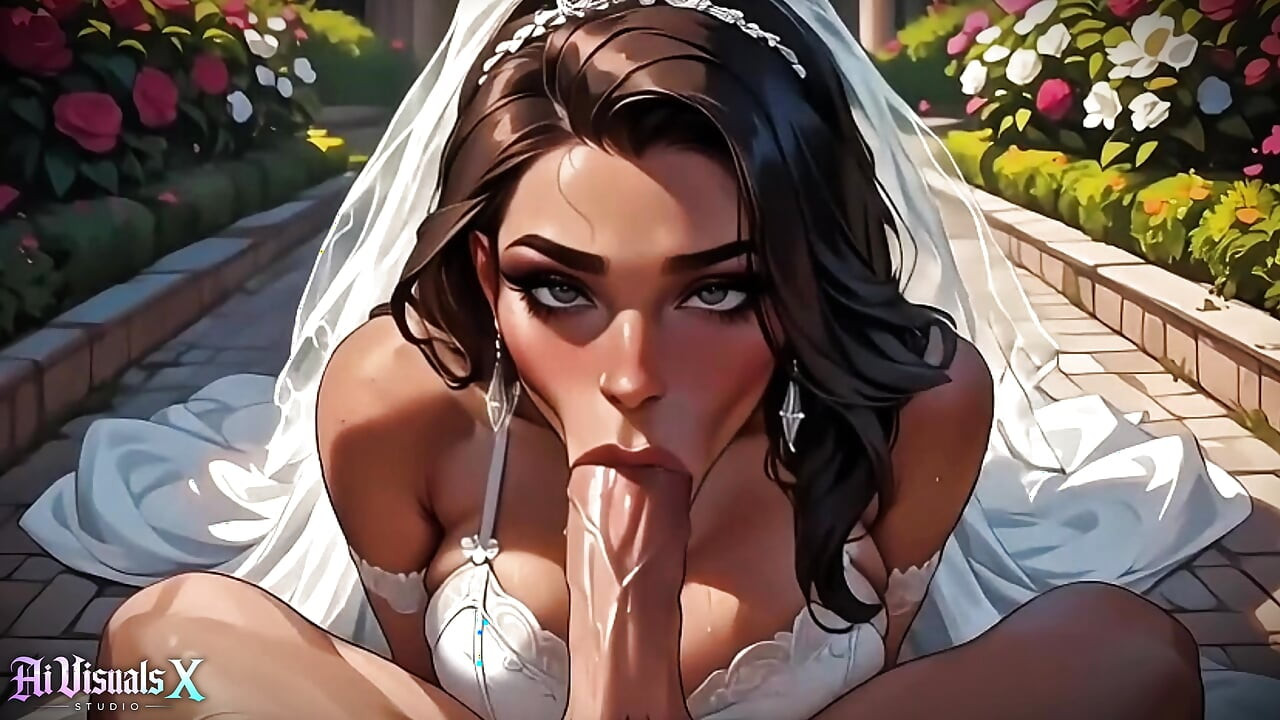 LATINA Bride Can't Resist a BWC Right Before the Wedding - Deepthroat & Anal (4K AI Animated)