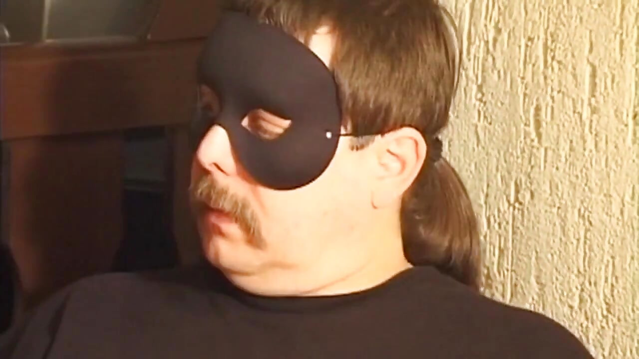 Mature Brunette MILF Chained and Explored by Masked Man