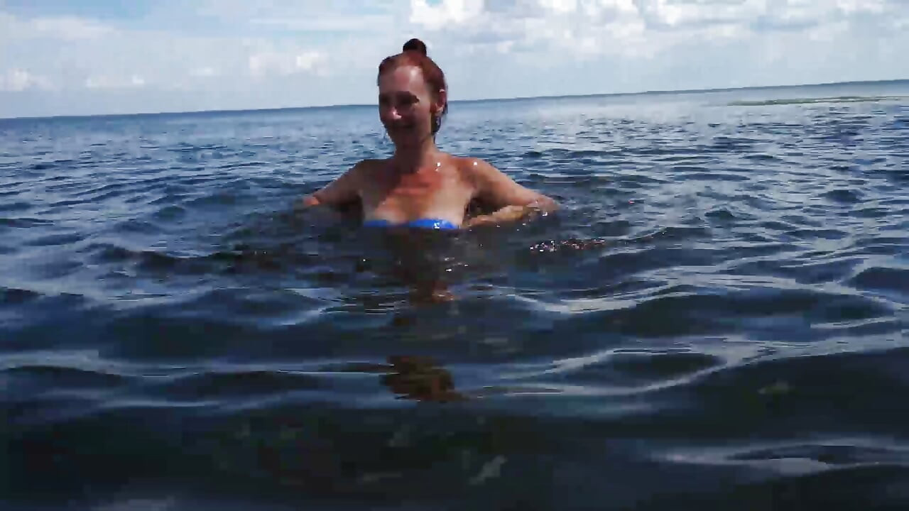 Nadando no rio Volga