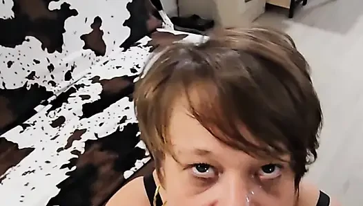 Любовь иметь горячую сперму на всем лице, подборка