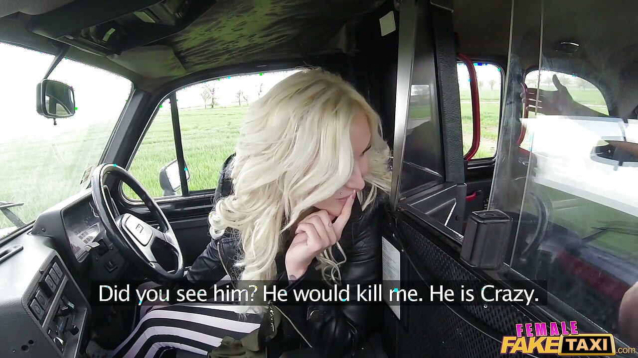 Female Fake Taxi - Big Tits Blonde Driver Gets Pounded by Hunk Passenger