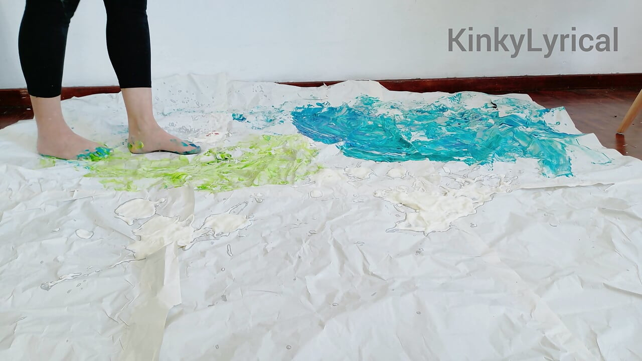 발 예술 - 발로 그림