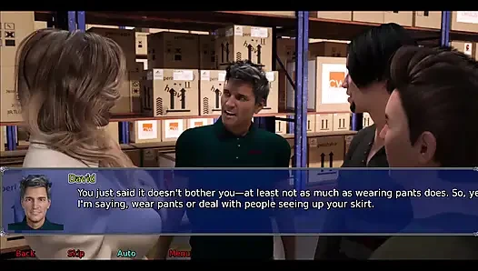 Die büro-ehefrau teil 3: Stacy spielte bei der arbeit mit sich selbst in der dusche