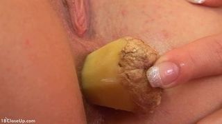 Anal Insertion of Ginger