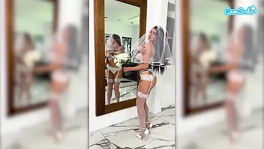 Tante semok romi rain dientot dan dicrot di muka di hari pernikahannya