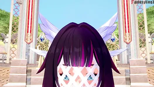 Columbina oral seks - Genshin Impact