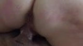 Wife fucked from behind close up