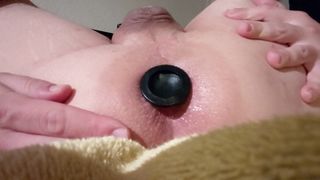 Plugging and Gaping my Shaved Hole