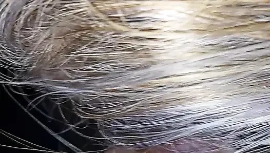 my hairy pussy was really wet in the end