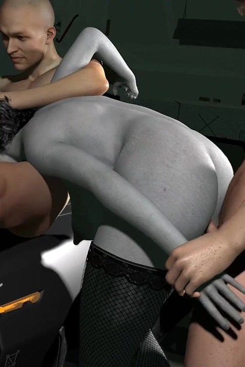 Stuffing Every Hole in Alcina Dimitrescu's Body in a Furious Threesome