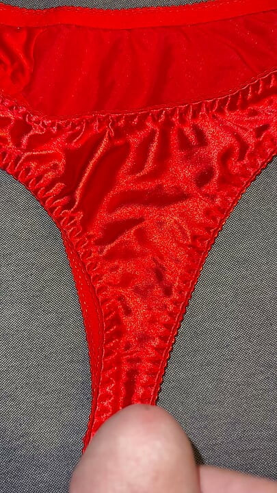 Cum on wife’s panties 58