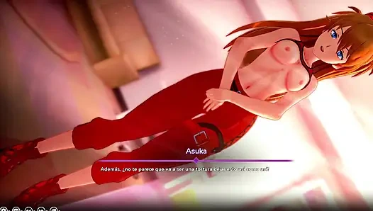 Hentai fantezim - Evangelion'dan Asuka ile pembe amcığını sikme anlaşması