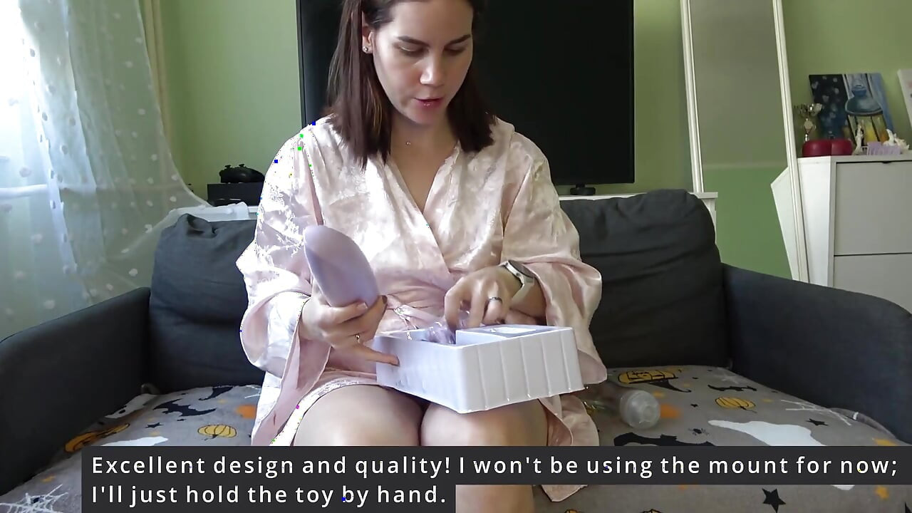 Anna Unpacks and Tests the Sex Machine and Vibrator.