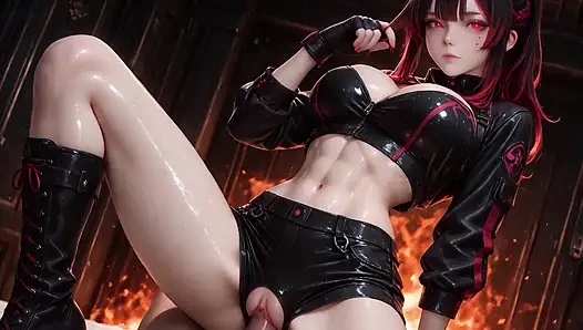 Hell Huntress Vexara - Gates of fire pOV - Ai generiert