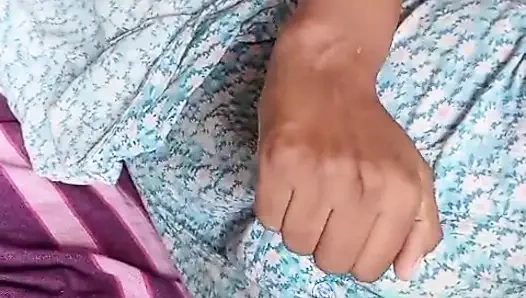 Sri Lankan Actress Anne in bathroom play with her pussy and big natural boobs in night