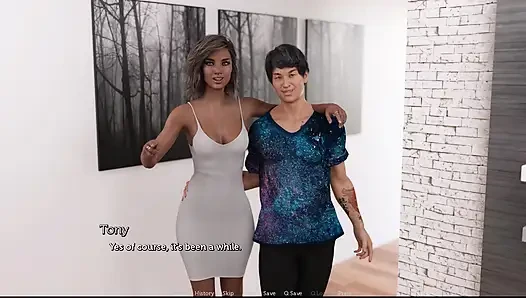 Pasangan yang suka bertualang 101 anne mengundang pete ke rumah dan menidurinya saat tony menonton mereka