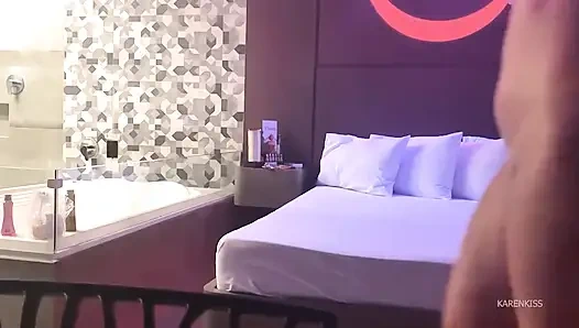 Karenkiss Allein Im Motel Mit Einem Hottie, Der Ihn Zum Blasen Gebracht Hat