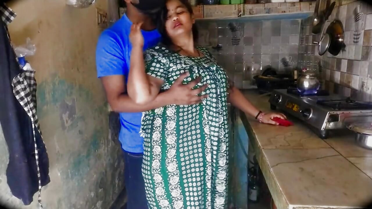 Desi Bhabhi Big Boobs Cleavage Tease in Kitchen Hot Indian Village Girls Exposed Hindi Video