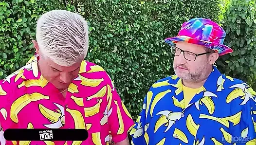 Avalon Mira, Dean ve Dan'in iki yarağıyla şeker babasını aldatıyor!