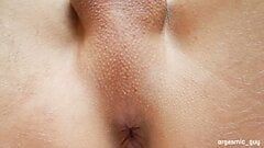 ペニスでオナニーしながら脈動するオーガズムを見る私の美しい尻の穴
