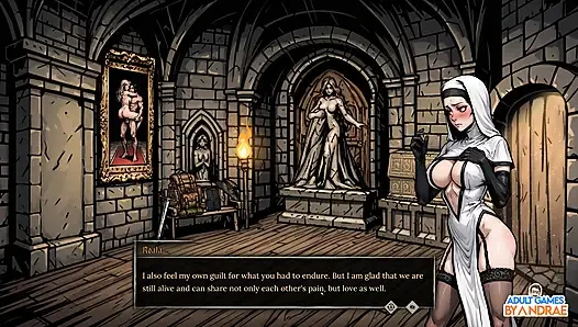 Sexorcism: Lust Confession Gameplay Part 5 - Abbess Roala Boss Fight & Inner Sanctuary Battle