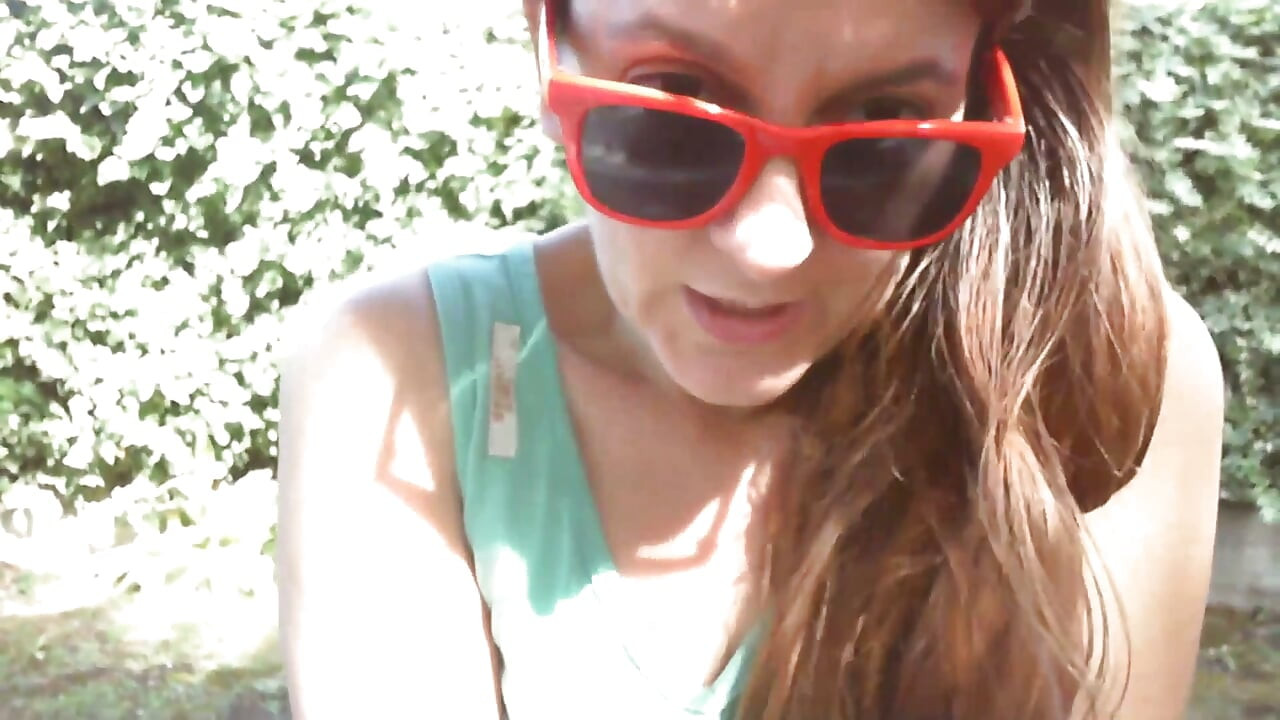Wearing Sunglasses Outdoors