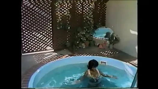 Busty Black Lesbian in the Tub