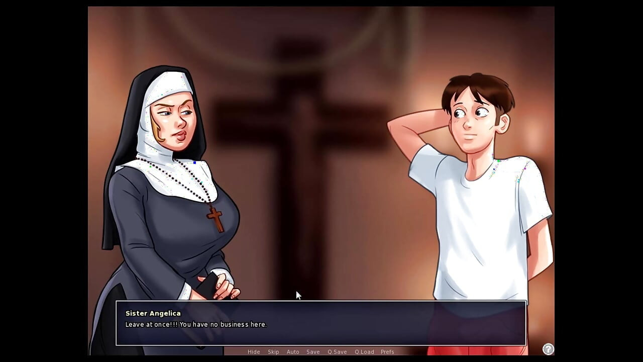 Saga letnia - Johannes przejebane Odette ... Panie i Johannes grali spin bottel.