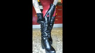 Miss Wagon Vegan .- the boots given to me by my moneyslave