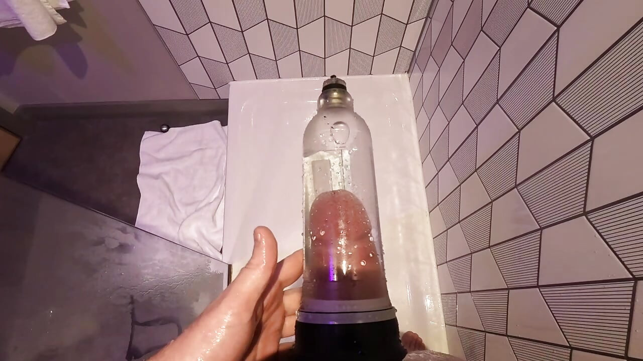 POV Morning Cock Pump with a Big Bear Body