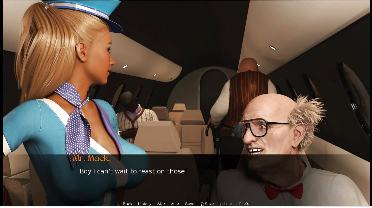 I Will Fuck Your Grandpa - Gameplay -roleplay - Nurse Scene - Stewardess Scenes