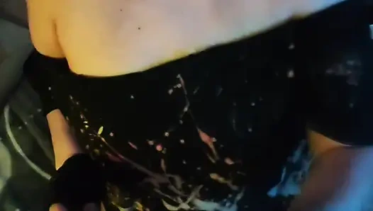 Sahibe domina bakış açısı sakso köle büyük göğüslerine boşalıyor. Faphouse'da tam sahne