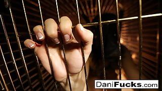 Dani Daniels A Trapped Bitch Inside A Dog Cage