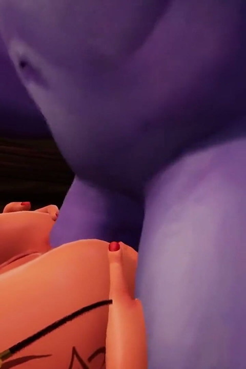 Sexy Elf Gets Big Blue Dick - Warcraft Parody