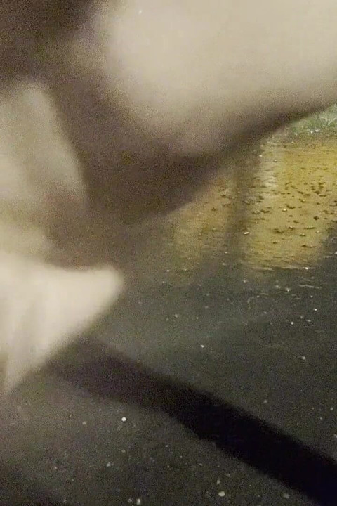 At a Construction Site in the Rain