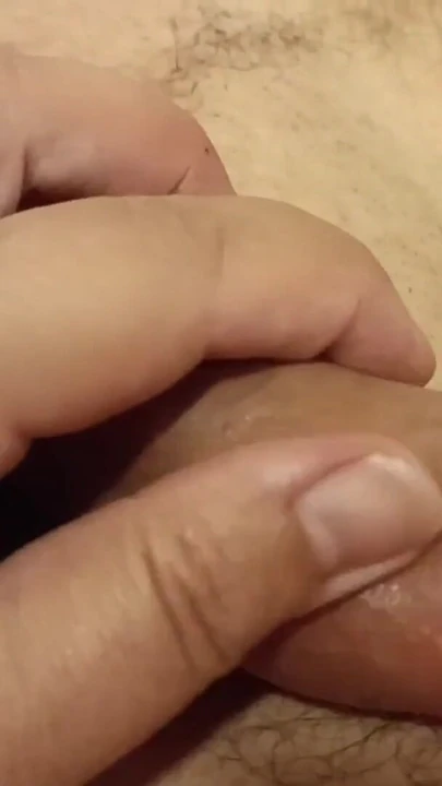 Powerful moment from "Playing with your penis with a little oil."
