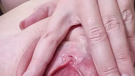 JOI with slutty blonde - wet pussy dirty talk and Pussy fingering close up