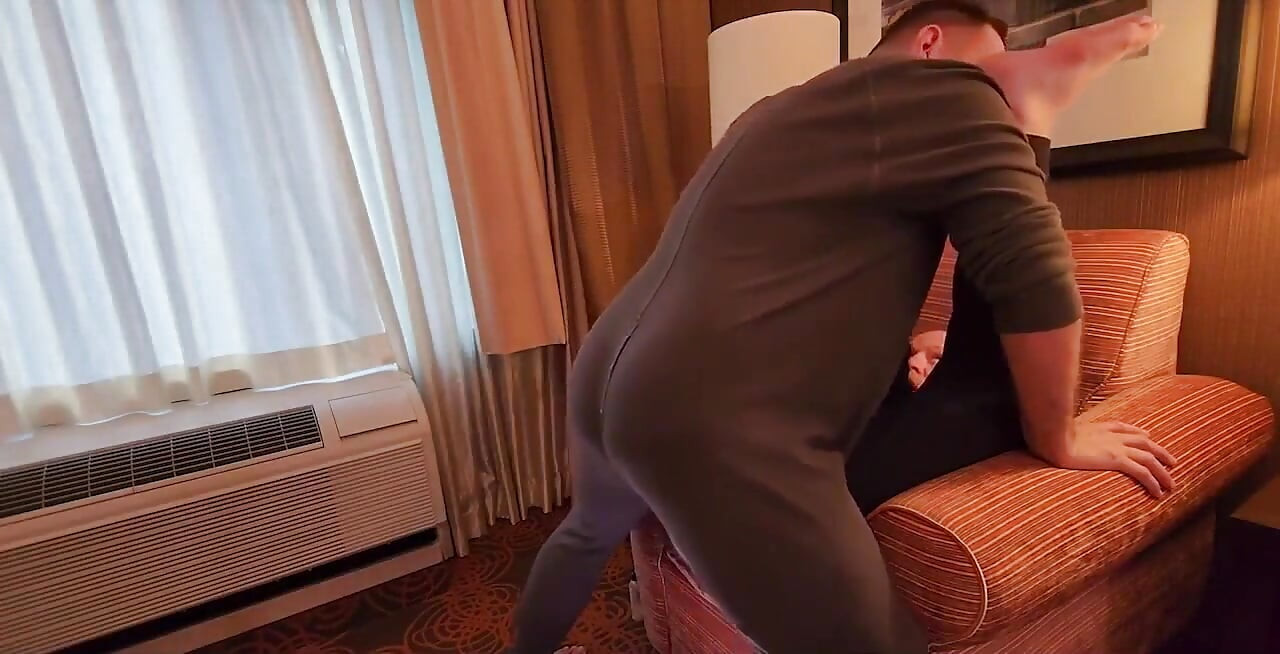 Hairy Bear Seattle Stepdad Breeds Ginger Cub Logan Stanley in His Hotel Room
