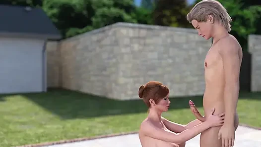 My Neighbourhood Milf Craves For My Big Throbbing Cock and Giving Mouthful Blowjob Becuase Of Her Celibately Aromantic Husband